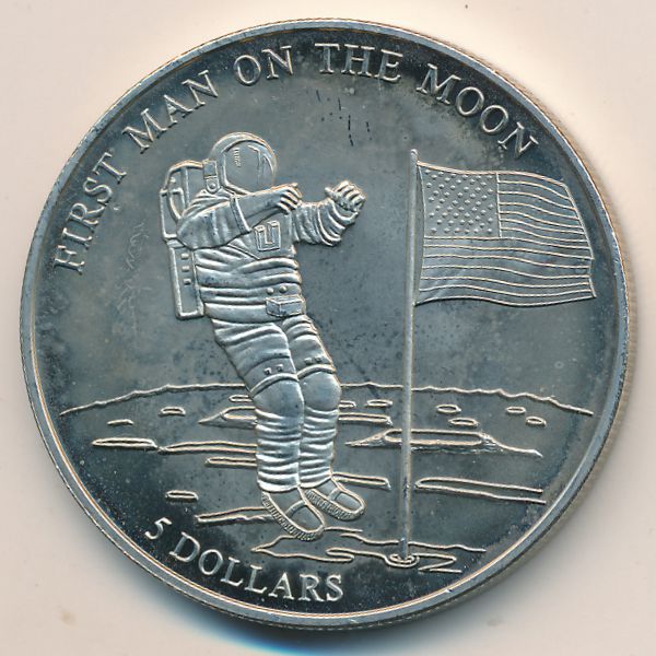 Либерия, 5 долларов (2000 г.)