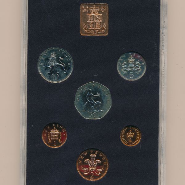 Великобритания, Набор монет (1976 г.)