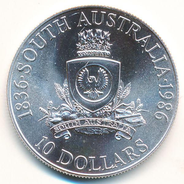 Австралия, 10 долларов (1986 г.)
