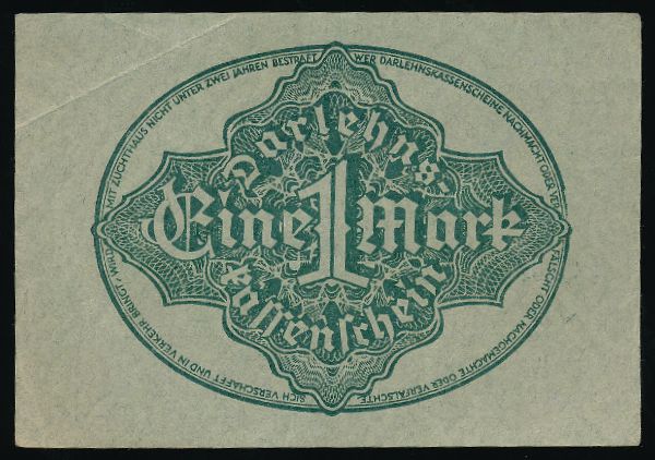 Берлин., 1 марка (1922 г.)