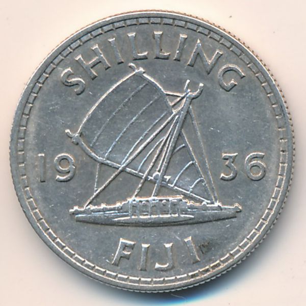 Фиджи, 1 шиллинг (1936 г.)