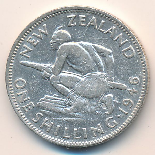 Новая Зеландия, 1 шиллинг (1946 г.)