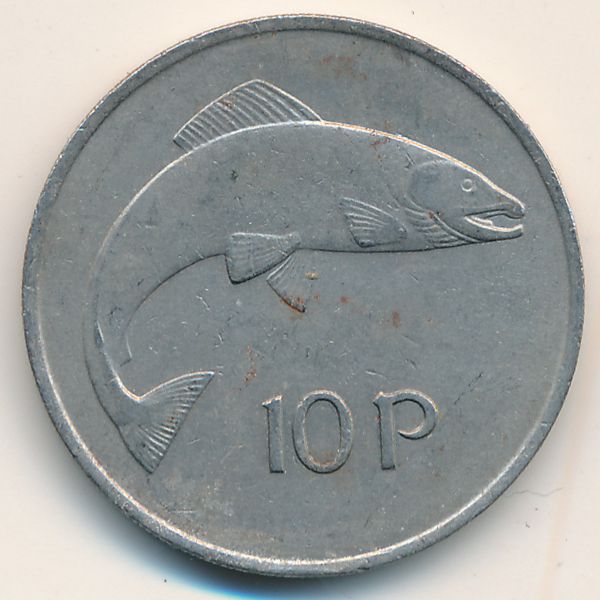 Ирландия, 10 пенсов (1969 г.)