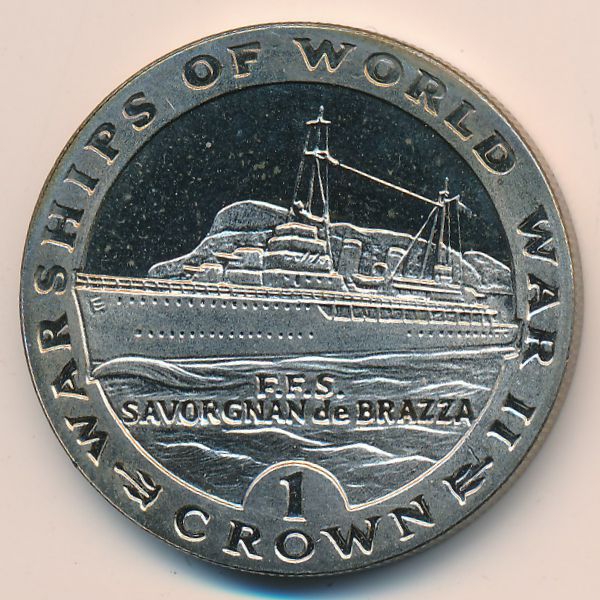 Гибралтар, 1 крона (1993 г.)