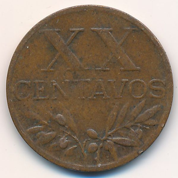 Португалия, 20 сентаво (1960 г.)