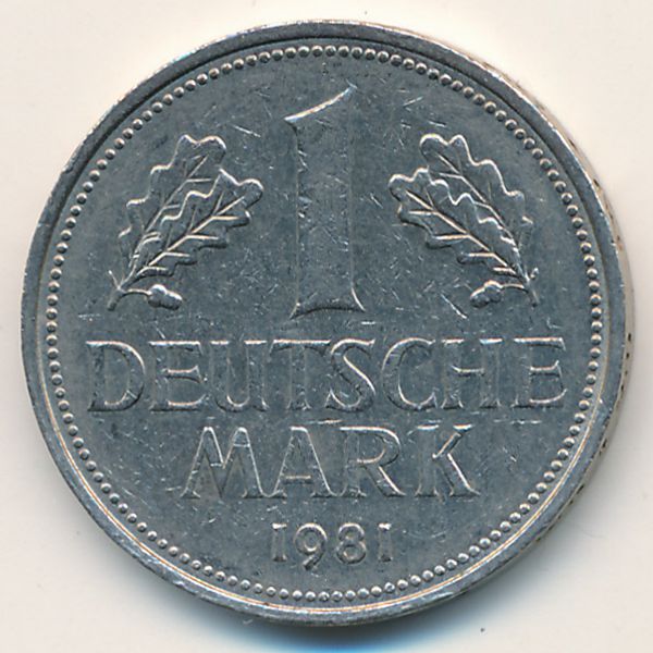 ФРГ, 1 марка (1981 г.)