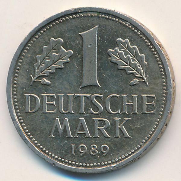 ФРГ, 1 марка (1989 г.)
