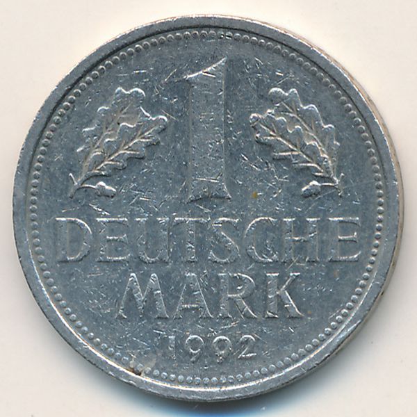 ФРГ, 1 марка (1992 г.)