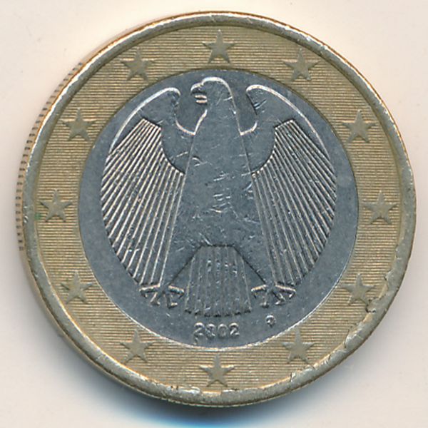 Германия, 1 евро (2002 г.)