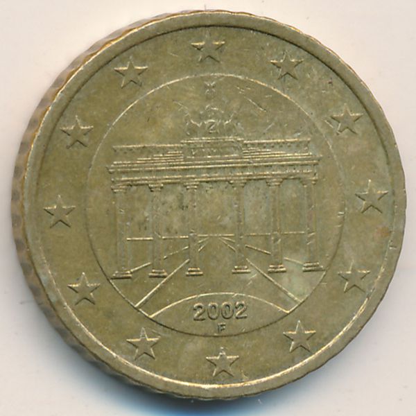 Германия, 50 евроцентов (2002 г.)