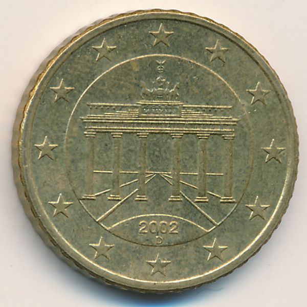Германия, 50 евроцентов (2002 г.)