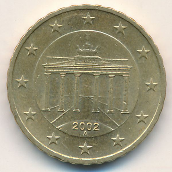 Германия, 10 евроцентов (2002 г.)