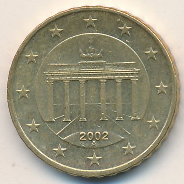 Германия, 10 евроцентов (2002 г.)