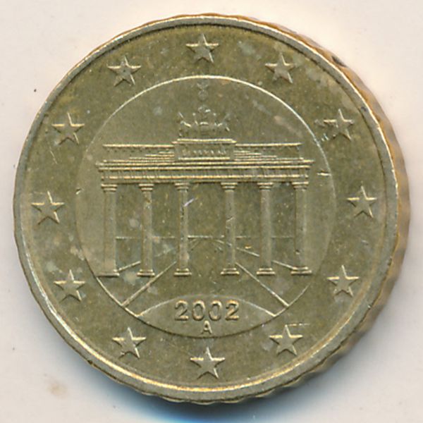 Германия, 10 евроцентов (2002 г.)