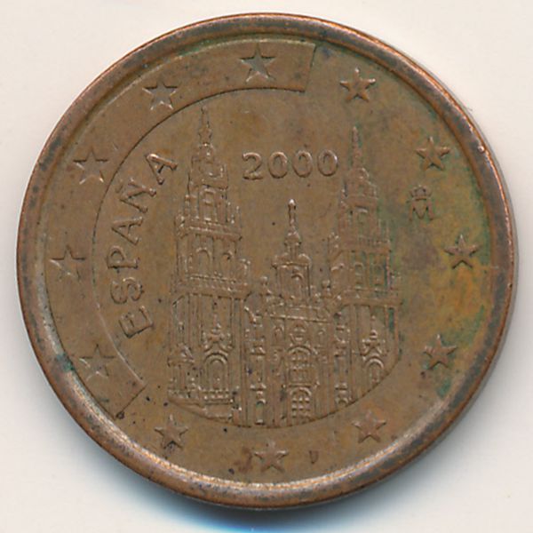 Испания, 5 евроцентов (2000 г.)