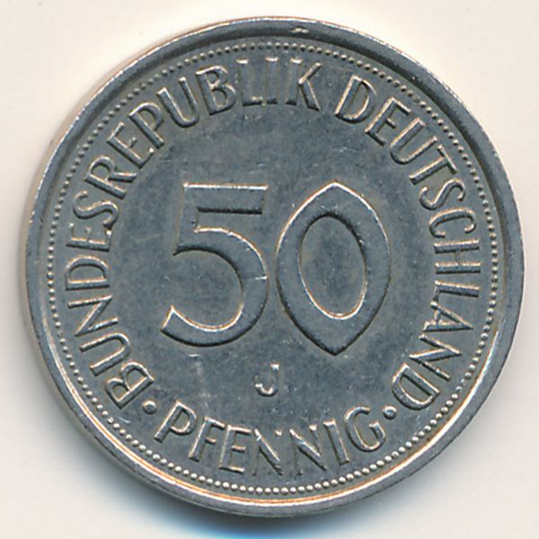 ФРГ, 50 пфеннигов (1985 г.)