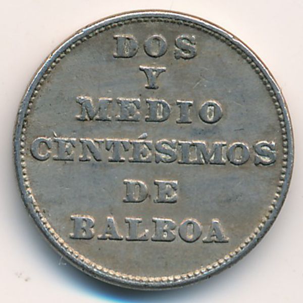 Панама, 2 1/2 сентесимо (1940 г.)