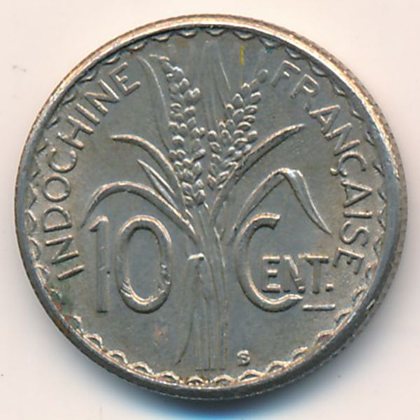 Французский Индокитай, 10 центов (1941 г.)