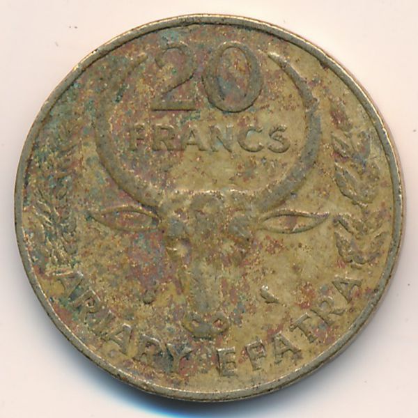Мадагаскар, 20 франков (1980 г.)