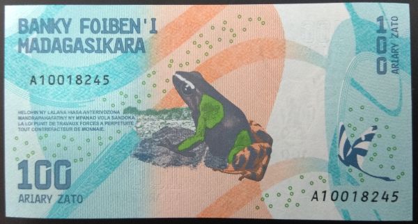 Мадагаскар, 100 ариари (2017 г.)