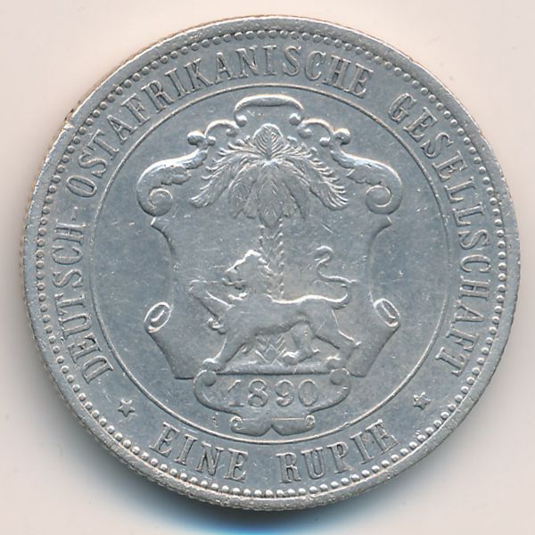 Немецкая Африка, 1 рупия (1890 г.)