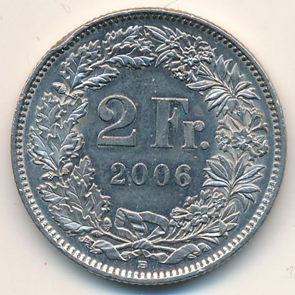 Швейцария, 2 франка (2006 г.)