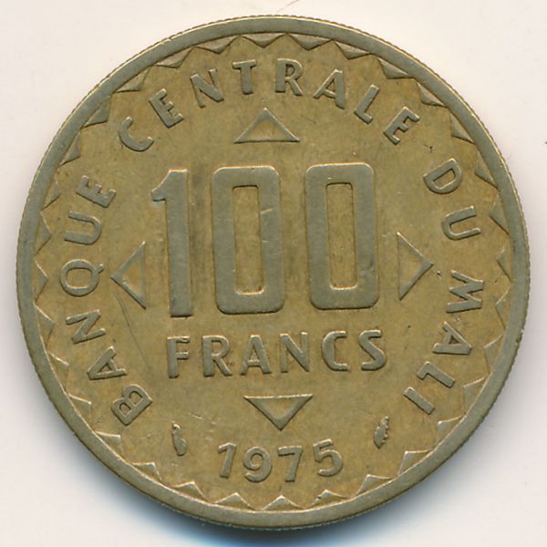 Мали, 100 франков (1975 г.)
