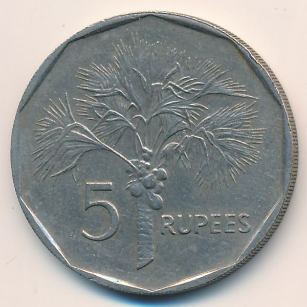 Сейшелы, 5 рупий (1982 г.)