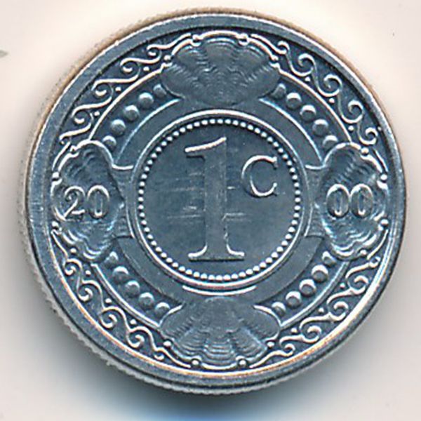 Антильские острова, 1 цент (2000 г.)