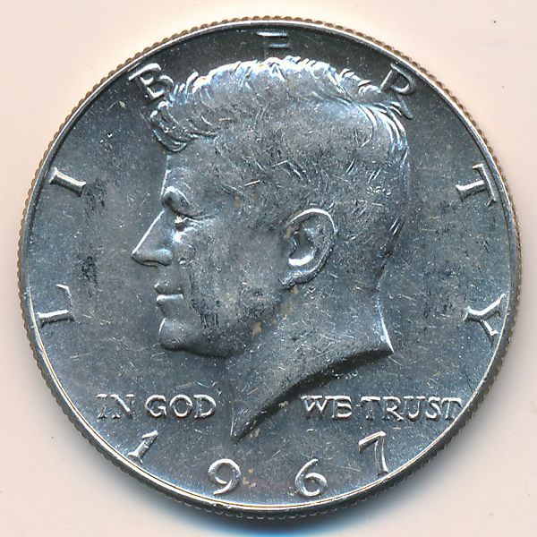 США, 1/2 доллара (1967 г.)