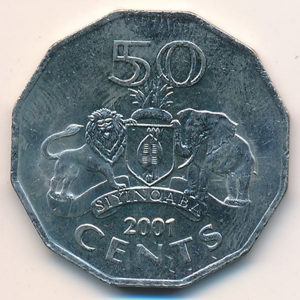 Свазиленд, 50 центов (2001 г.)