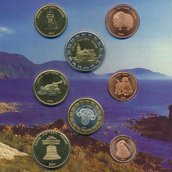 Фарерские острова, Набор монет (2004 г.)