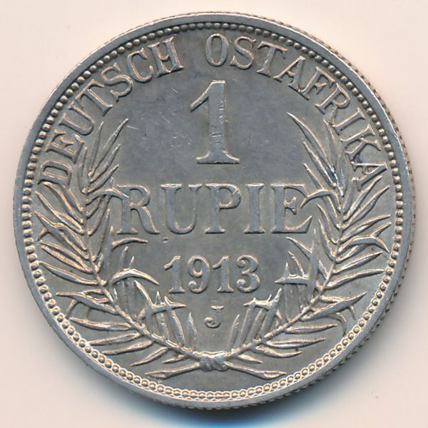 Немецкая Африка, 1 рупия (1913 г.)