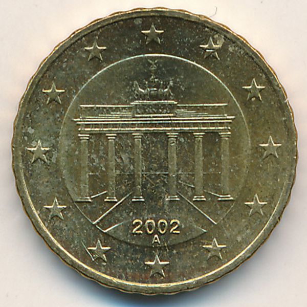 Германия, 10 евроцентов (2002 г.)