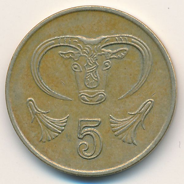 Кипр, 5 центов (1991 г.)