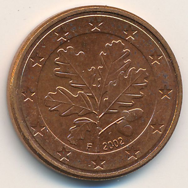 Германия, 5 евроцентов (2002 г.)