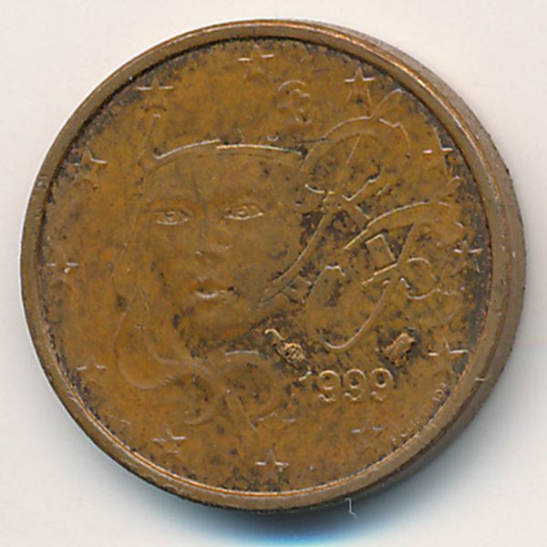 Франция, 1 евроцент (1999 г.)