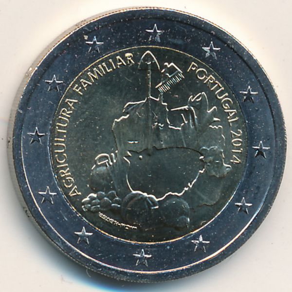 Португалия, 2 евро (2014 г.)