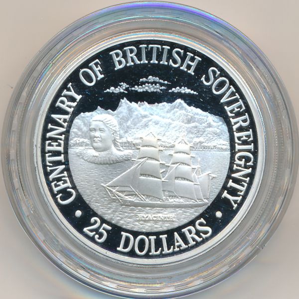 Острова Кука, 25 долларов (1988 г.)