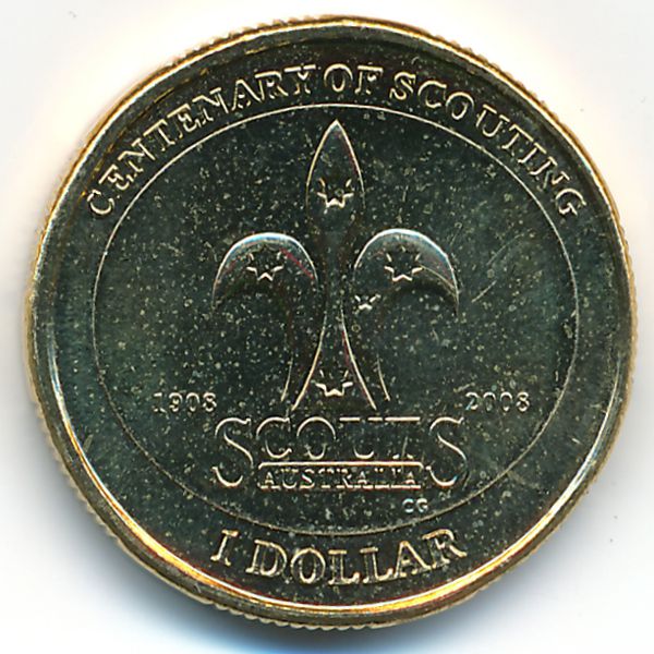 Австралия, 1 доллар (2008 г.)