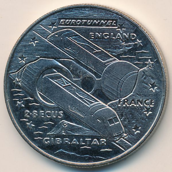 Гибралтар, 2,8 экю (1993 г.)