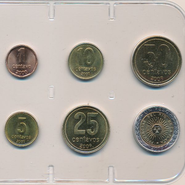 Аргентина, Набор монет