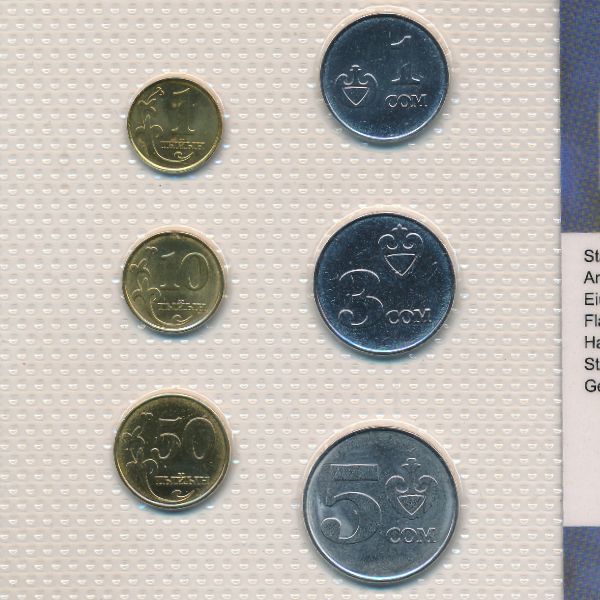 Киргизия, Набор монет (2008 г.)