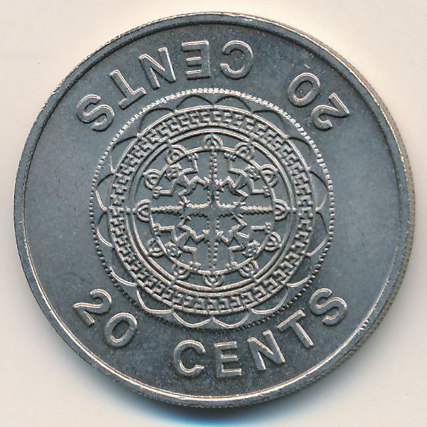 Соломоновы острова, 20 центов (1977 г.)