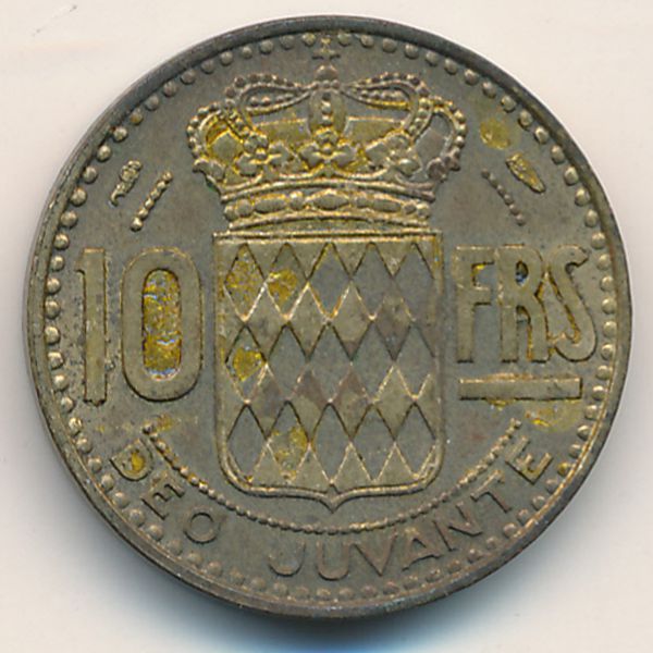Монако, 10 франков (1950 г.)