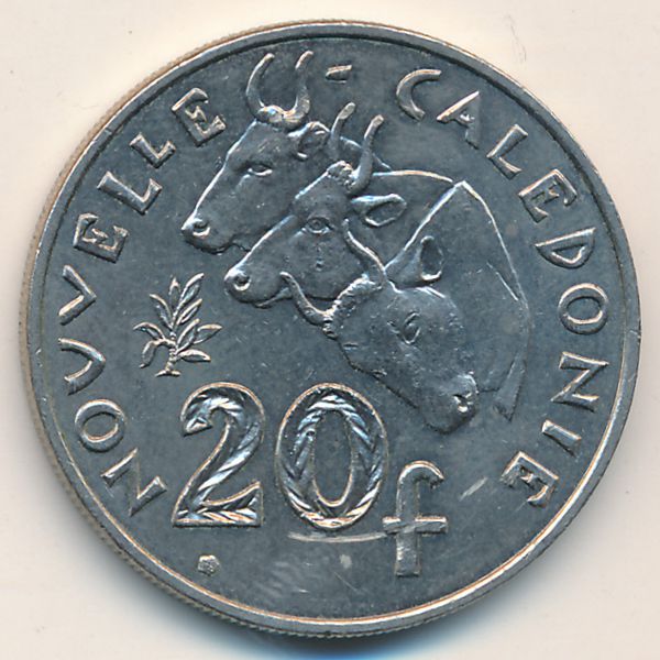 Новая Каледония, 20 франков (2014 г.)