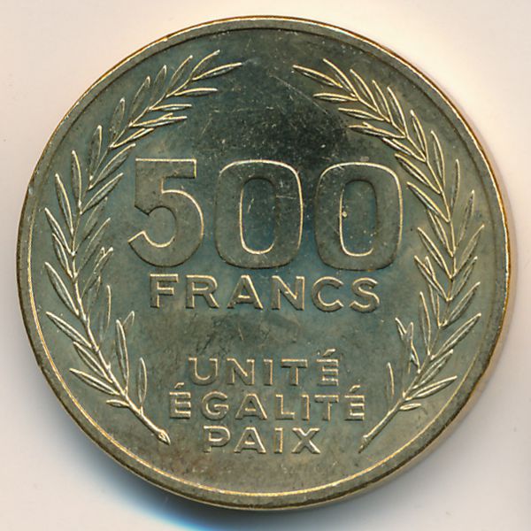 Джибути, 500 франков (2010 г.)