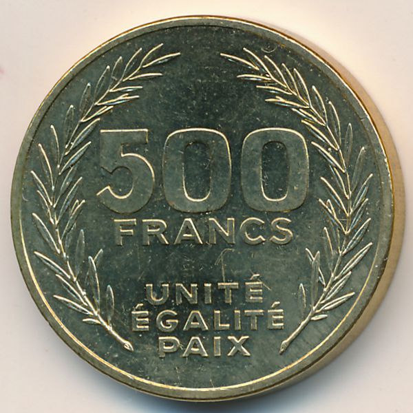 Джибути, 500 франков (2010 г.)