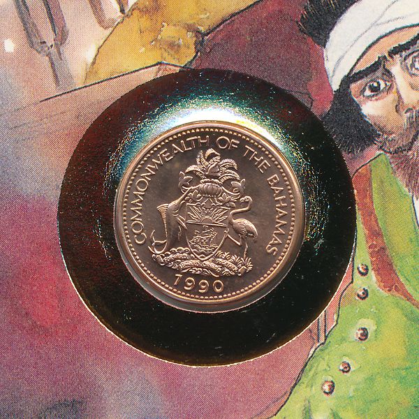 Багамские острова, 1 цент (1990 г.)