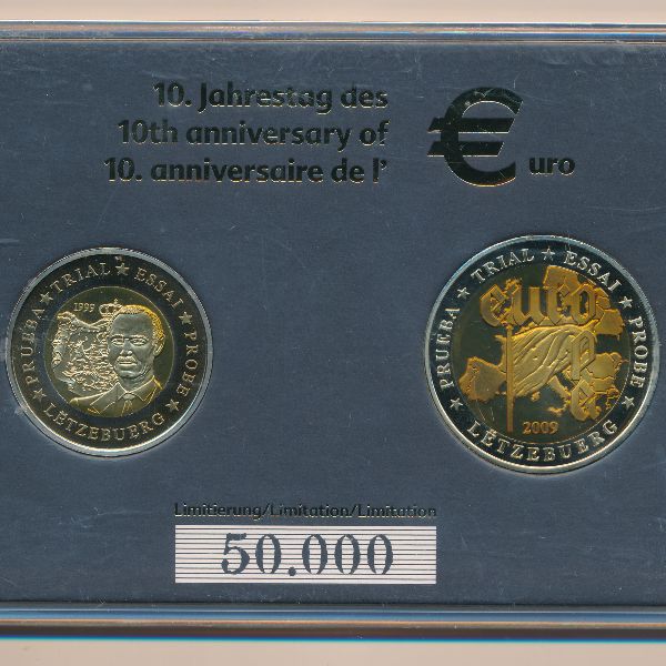 Люксембург, Набор жетонов